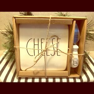 Rae Dunn Cheese Board Set - NWT
